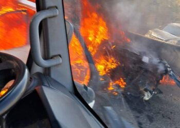 للمرة الثانية.. إستهداف سيارة في عاريا